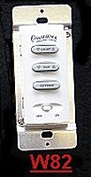 ceiling fans remote contols - wall switch  W82