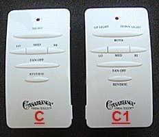 ceiling fan remote controls W-42 W-43